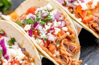 Sluggish Cooker Candy Pork Tacos