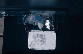 Watch a recycling machine shake aside outdated onerous drives to get better elements